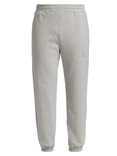 Shop Alexander Mcqueen Heathered Sweatpants In Grey