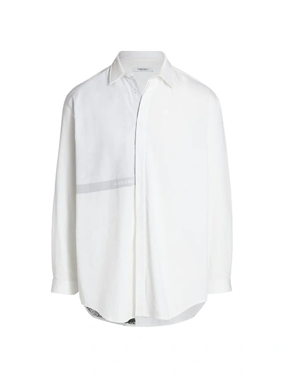 Shop A-cold-wall* Calcite Long-sleeve Shirt In White