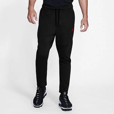 Shop Nike Sportswear Club Fleece Cuffed Jogger Pants In Black/black/white