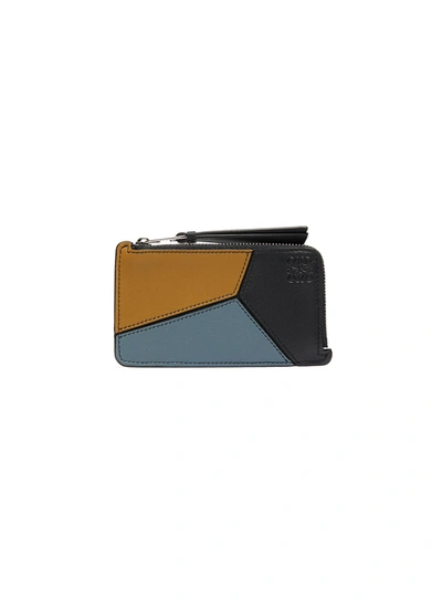 Shop Loewe 'puzzle' Coin Cardholder In Multi-colour