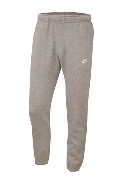 Nike Men's Sportswear Club Fleece Sweatpants In Dark Grey Heather/matte  Silver/white | ModeSens