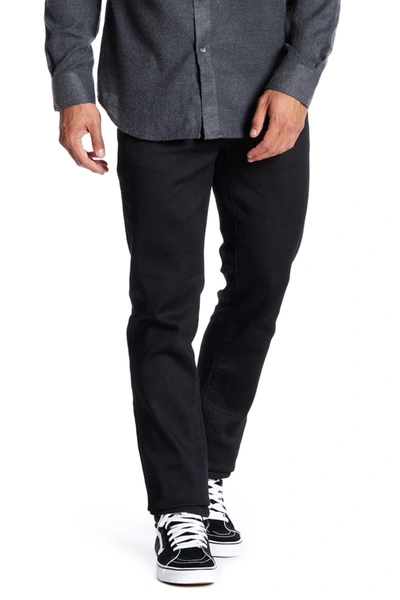 Shop Ezekiel Tinker Five-pocket Straight Leg Pants In Black