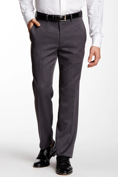 Kenneth Cole Reaction Urban Heather Slim Dress Pants In Med Grey | ModeSens