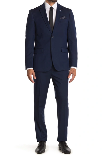 Shop Ben Sherman Navy Nailhead Slim Fit 2-piece Suit