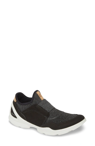 Shop Ecco Biom Street Slip-on Sneaker In Black/ Black