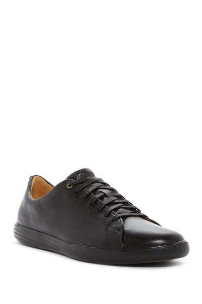 Shop Cole Haan Grand Crosscourt Sneaker Ii In Black Leat