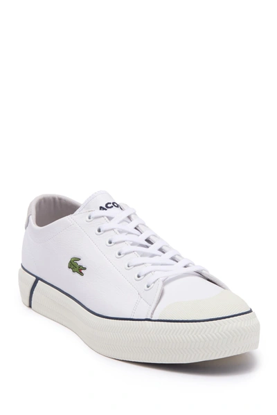 Shop Lacoste Gripshot Sneaker In Wht/nvy