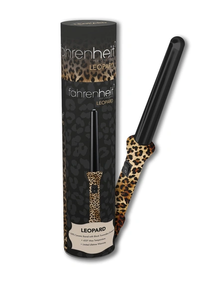 Shop Cortex Usa 1" Animal Print Graduated Ceramic Curling Iron In Leopard