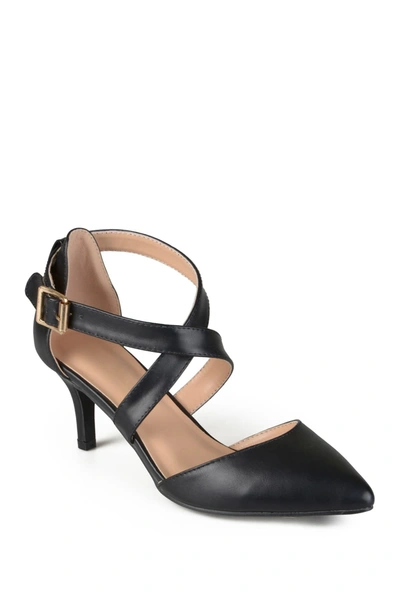 Journee Collection Journee Riva Crossover Pump In Black