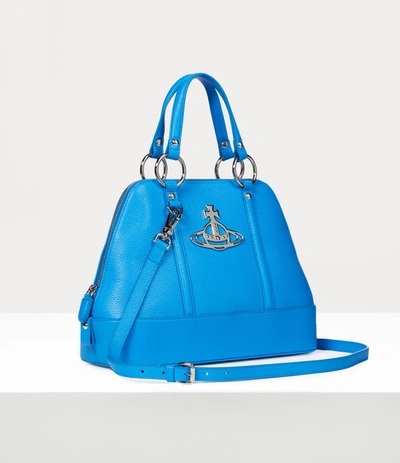 Shop Vivienne Westwood Jordan Medium Handbag Blue