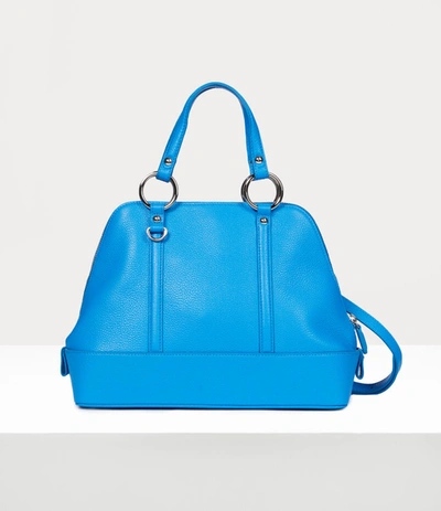 Shop Vivienne Westwood Jordan Medium Handbag Blue