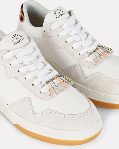 Shop Loeffler Randall Keira Low-top Leather Sneakers In White