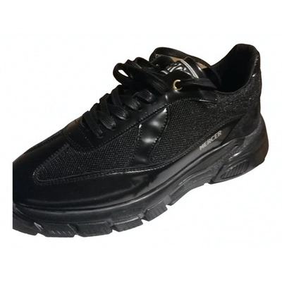 Pre-owned Mercer Amsterdam Black Rubber Trainers