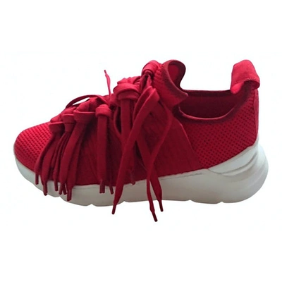 Pre-owned Ports 1961 Red Cloth Trainers