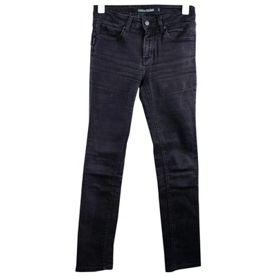 Pre-owned Zadig & Voltaire Jeans In Black