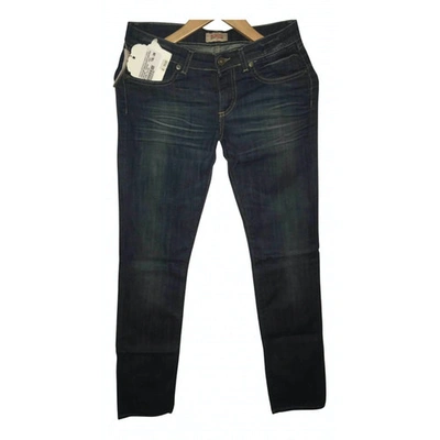 Pre-owned Fiorucci Blue Cotton Jeans