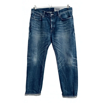 Pre-owned Neighborhood Straight Jeans In Blue