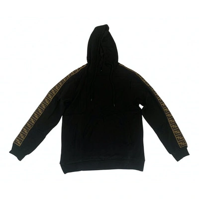 Pre-owned Fendi Black Cotton Knitwear & Sweatshirts