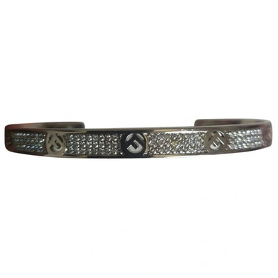 Pre-owned Fendi Silver Steel Bracelet