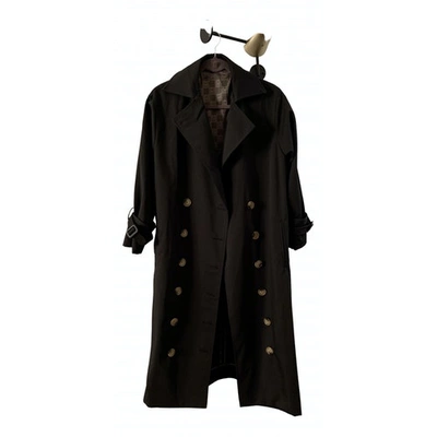 Pre-owned Totême Pisa Black Cotton Trench Coat