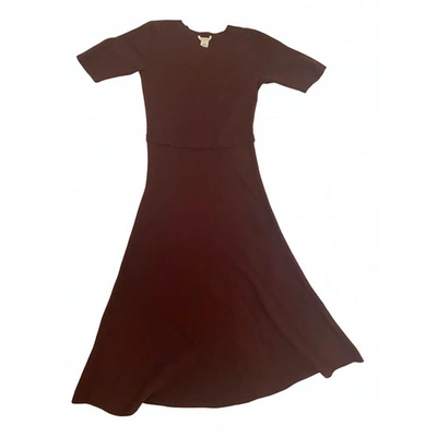 Pre-owned Club Monaco Burgundy Wool Dress