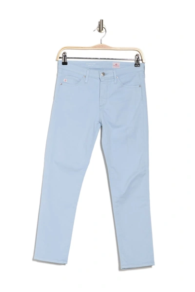 Shop Ag Prima Cropped Jeans In Distilled Blue