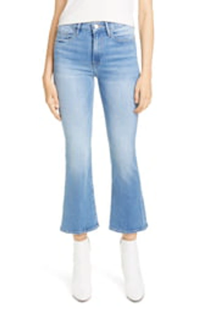 Shop Frame Le Crop Mini Boot Jeans In Siena