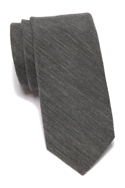 Shop Nordstrom Rack Hilcox Solid Tie In Charcoal