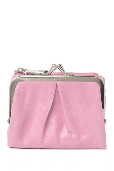 Shop Hobo Peg Leather Wallet In Lilac