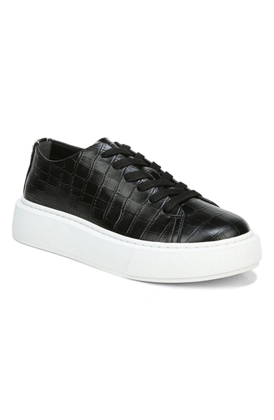 Shop Sam Edelman Argo Sneaker In Black Croco