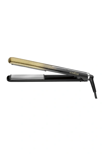 Shop Conair 1" Ceramic Pro Flat Iron In Black/gold Omb