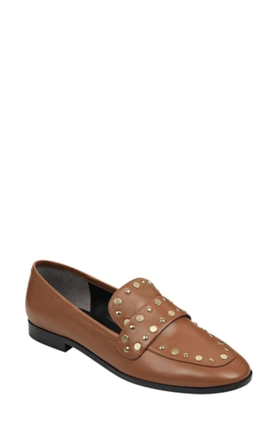 Shop Marc Fisher Ltd Zimma Studded Loafer In Dbrle