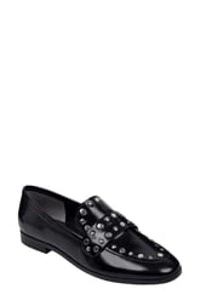 Shop Marc Fisher Ltd Zimma Studded Loafer In Blkle