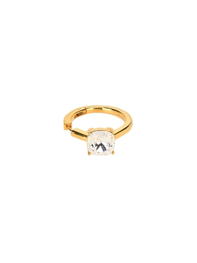 Shop Ambush Solitaire Single Hoop Earring In Gold