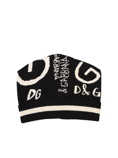 Shop Dolce & Gabbana Beanie Hat In S9000