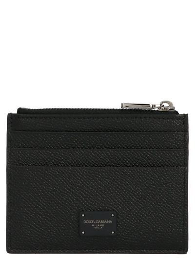 Shop Dolce & Gabbana Cardholder In Nero