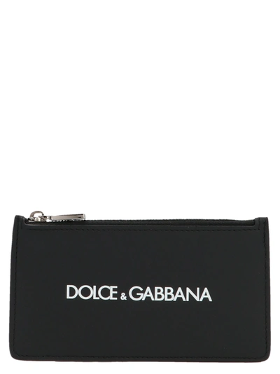 Shop Dolce & Gabbana Cardholder In Nero