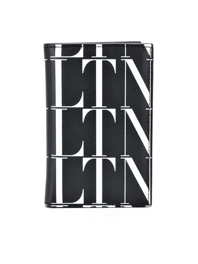 Shop Valentino Vltn Wallet In Nero