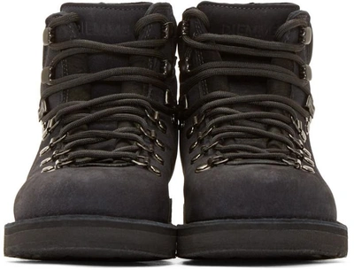Shop Diemme Black Kudu Leather Roccia Vet Boots