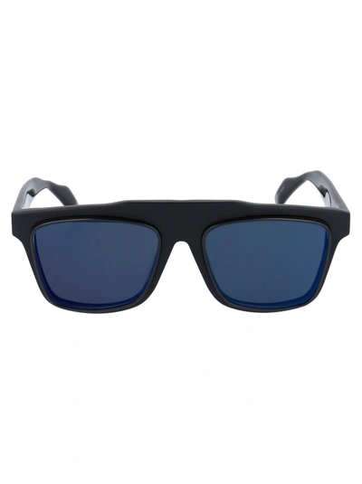 Shop Yohji Yamamoto Yy7022 Sunglasses In 613 Grey