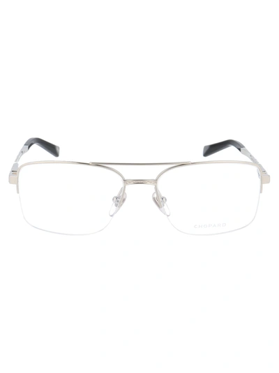 Shop Chopard Vchb95m Glasses In 0k07 Palladium With Semi-shiny Black
