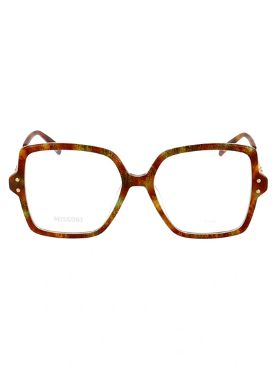 Shop Missoni Mis 0005 Glasses In 2nl Hvpttgrn