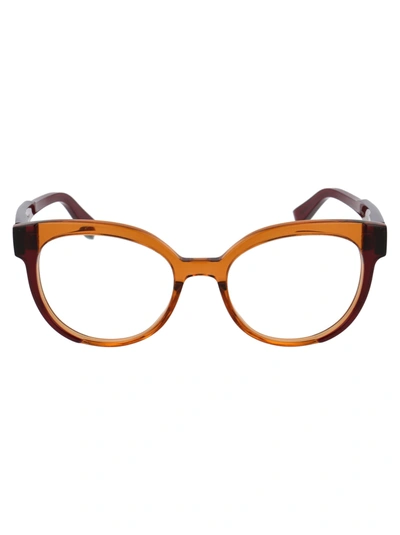 Shop Marni Me2610 Glasses In 236 Brown Orange