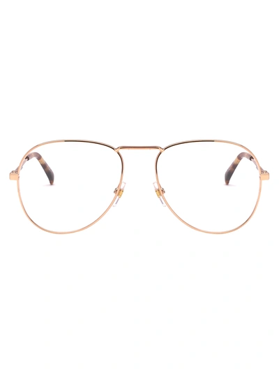 Shop Givenchy Gv 0117 Glasses In Ddb Gold Copp