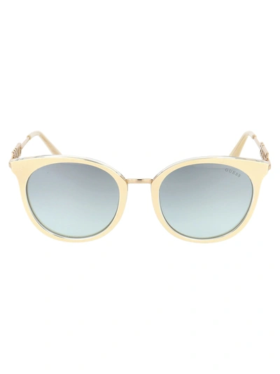 Shop Guess Gu7645 Sunglasses In 59p Beige