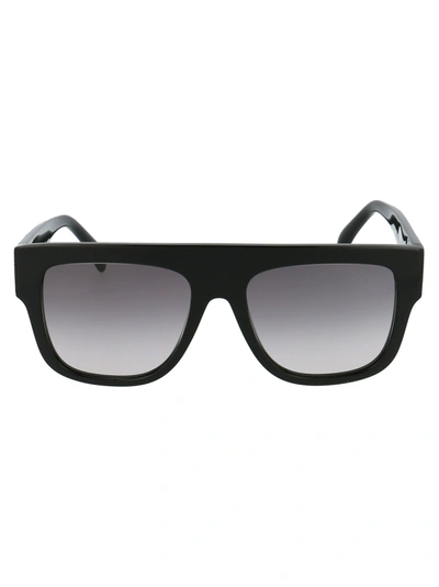 Shop Alaïa Aa0010s Sunglasses In 001 Black Black Grey