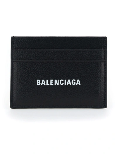 Shop Balenciaga Cardholder In Black/l White