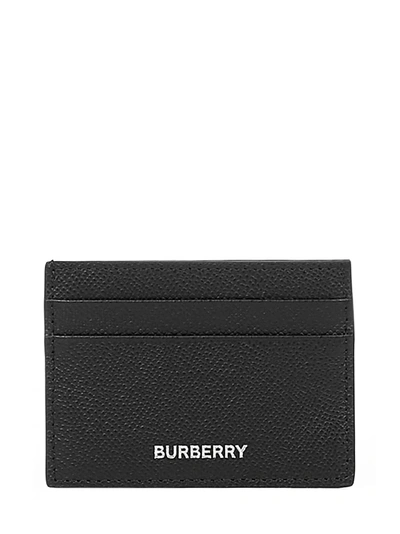 Shop Burberry Card Holder In Nero