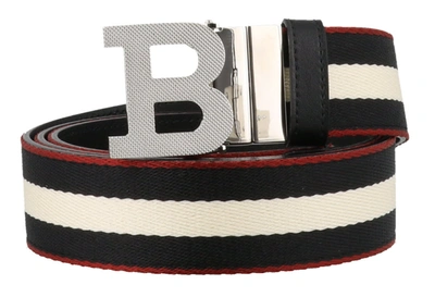 Shop Bally B Buckle Belt In Black