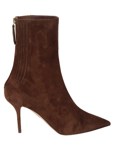 Shop Aquazzura Saint Honor 85 Boots In Esp